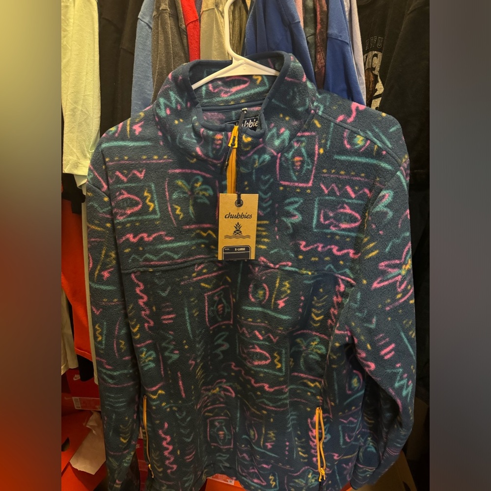 Chubbies “The Chilly Vibes” Quarter-zip Men’s XL